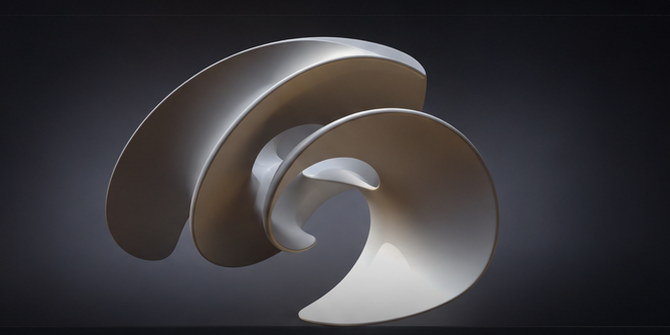 Abstract digital sculpture hero image